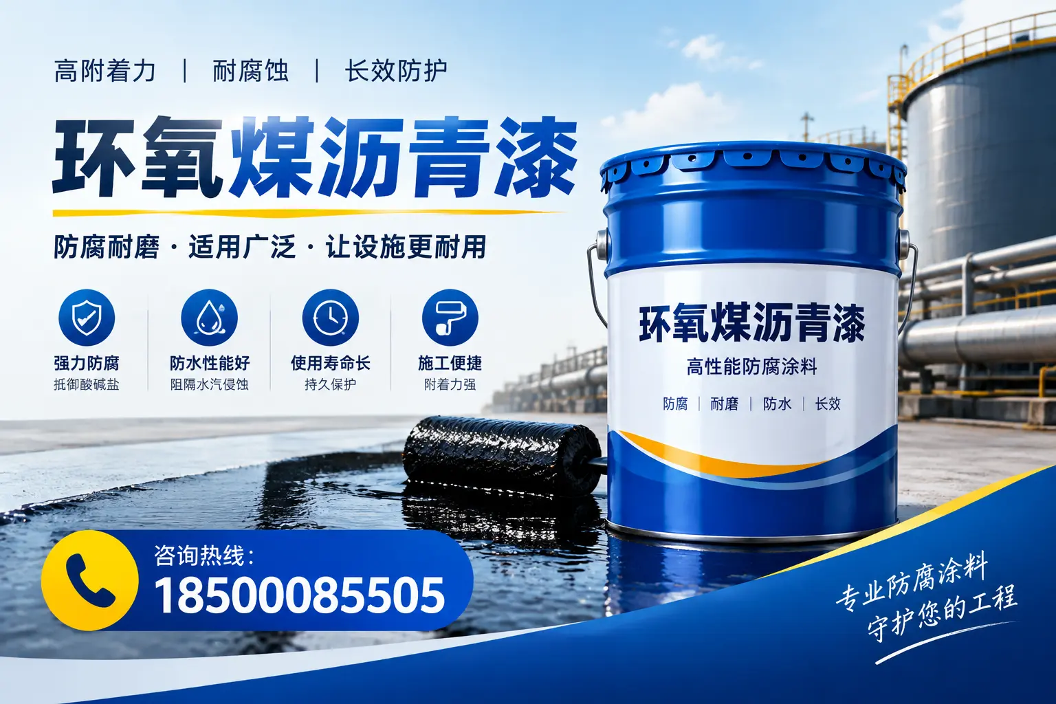 环氧煤沥青漆与其他涂料的对比分析,助力常德企业决策